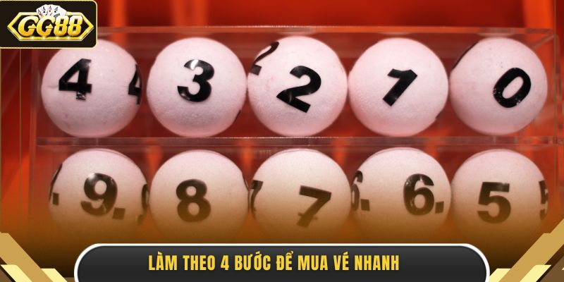 Làm theo 4 bước để mua vé nhanh