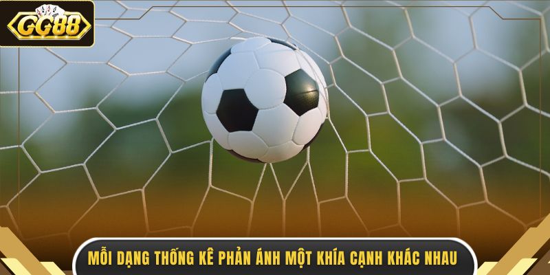 Mỗi dạng thống kê phản ánh một khía cạnh khác nhau 